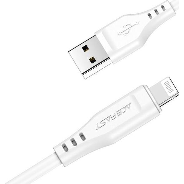 Kabel USB Acefast USB-A - Lightning 1.2 m Biały (6974316280835) 10119011 6974316280835
