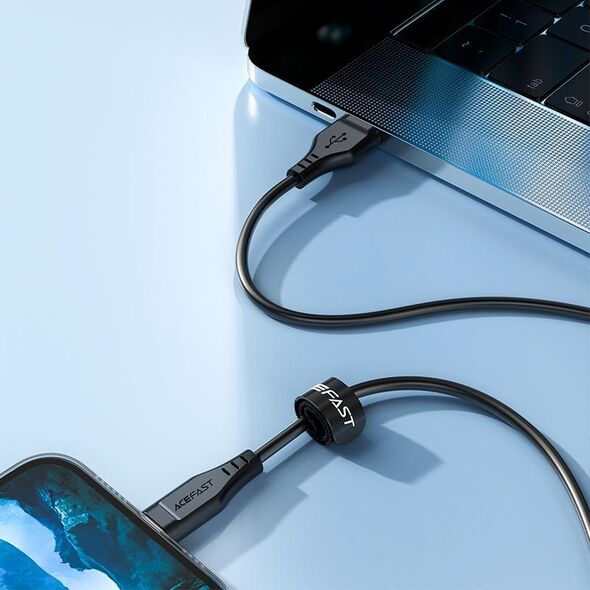 Kabel USB Acefast USB-A - Lightning 1.2 m Biały (6974316280835) 10119011 6974316280835