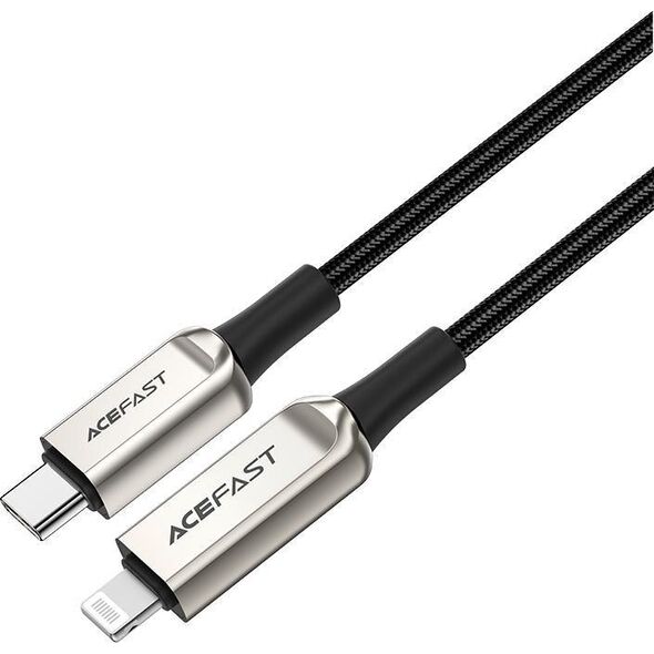 Kabel USB Acefast USB-C - Lightning 1.2 m Srebrny (6974316281047) 10119017 6974316281047