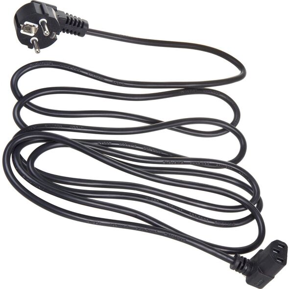 Kabel zasilający Maclean Kabel zasilający kątowy Maclean MCTV-854 3 pin 3m wtyk EU 10147711 5902211125006