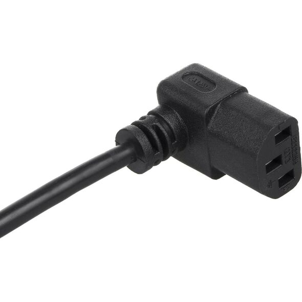 Kabel zasilający Maclean Kabel zasilający kątowy Maclean MCTV-854 3 pin 3m wtyk EU 10147711 5902211125006
