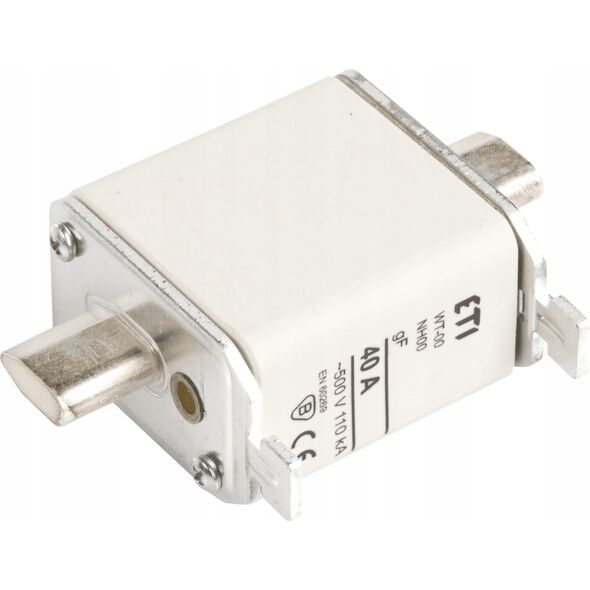 Etipo Wkładka bezpiecznikowa ETI Polam NH00 004114335 gF 40A 500V WT-00/gF/40A/P/500V szybka 10155891 3838895850717
