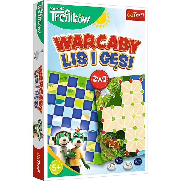 Trefl Warcaby Lis i Gęsi - Rodzina Treflików 02301 Trefl 10156481 5900511023015