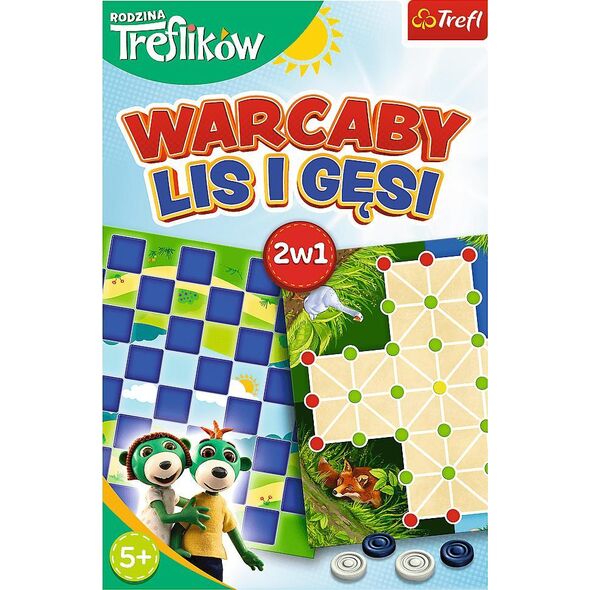 Trefl Warcaby Lis i Gęsi - Rodzina Treflików 02301 Trefl 10156481 5900511023015