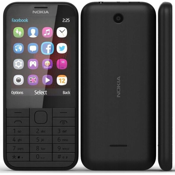 Smartfon Nokia Nokia 225 4G 2020, Dual SIM, černá 10164053 6438409051592