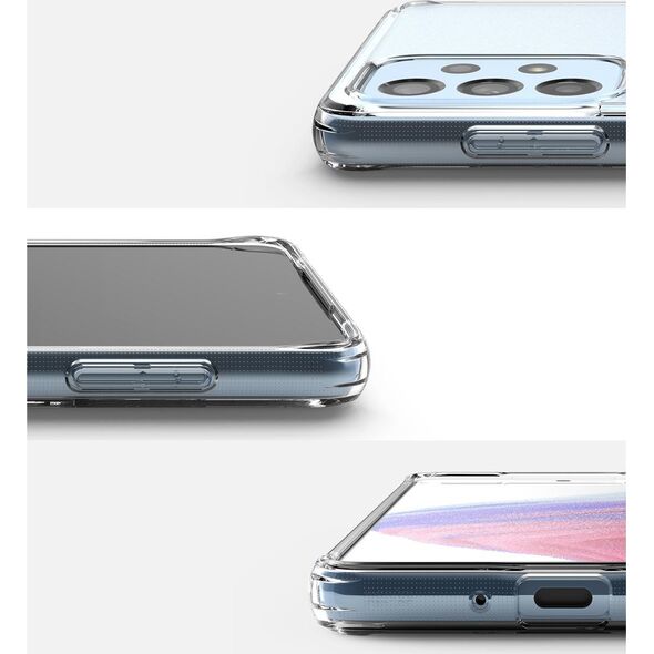 Ringke Ringke Fusion Matte etui pokrowiec z żelową ramką Samsung Galaxy A73 półprzezroczysty 10169318 8809848205347