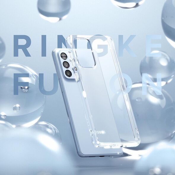 Ringke Ringke Fusion Matte etui pokrowiec z żelową ramką Samsung Galaxy A73 półprzezroczysty 10169318 8809848205347