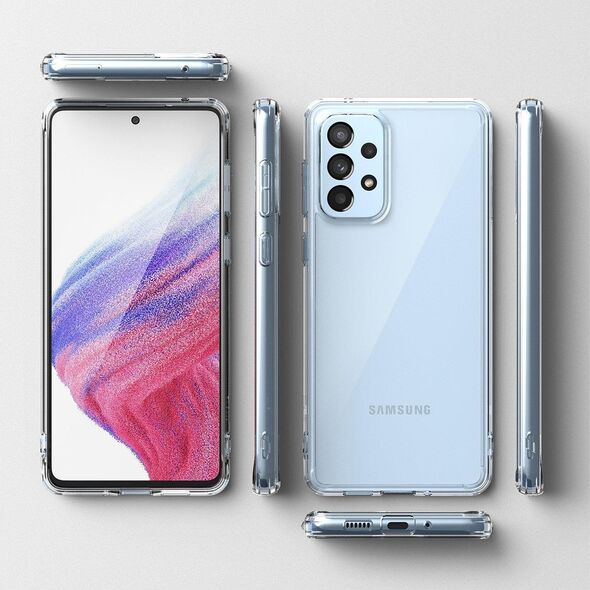 Ringke Ringke Fusion etui pokrowiec z żelową ramką Samsung Galaxy A73 przezroczysty 10169322 8809848205316