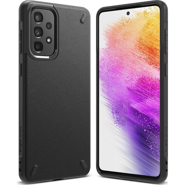 Ringke Ringke Onyx wytrzymałe etui pokrowiec Samsung Galaxy A73 czarny 10169332 8809848207211