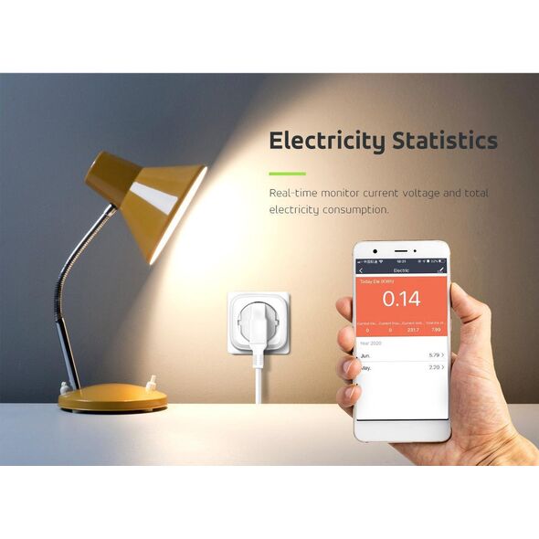 GreenBlue GreenBlue Zdalnie sterowane gniazdko WiFi GB720E 10177777 5902211124276