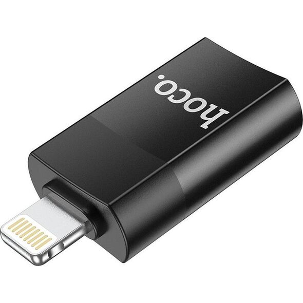 Adapter USB Hoco UA17 Lightning - USB Czarny  (6931474761989 [17891835]) 10179018 6931474761989