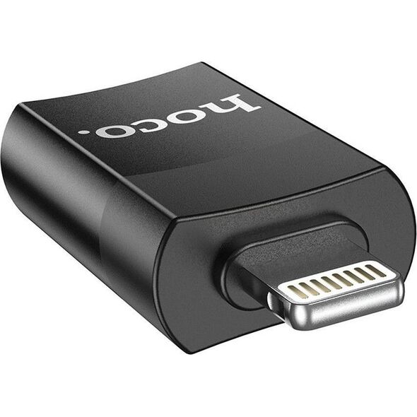 Adapter USB Hoco UA17 Lightning - USB Czarny  (6931474761989 [17891835]) 10179018 6931474761989