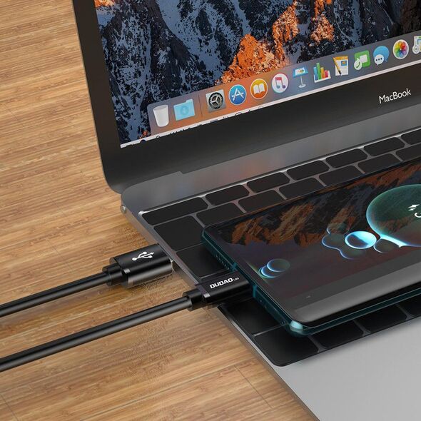 Kabel USB Dudao USB-A - USB-C 1 m Czarny (6973687242273) 10179462 6973687242275
