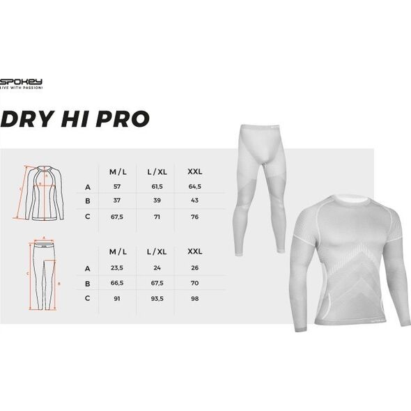 Spokey Dry Hi Pro Spodnie r. XL/XXL Spokey 10182994 5902693299844