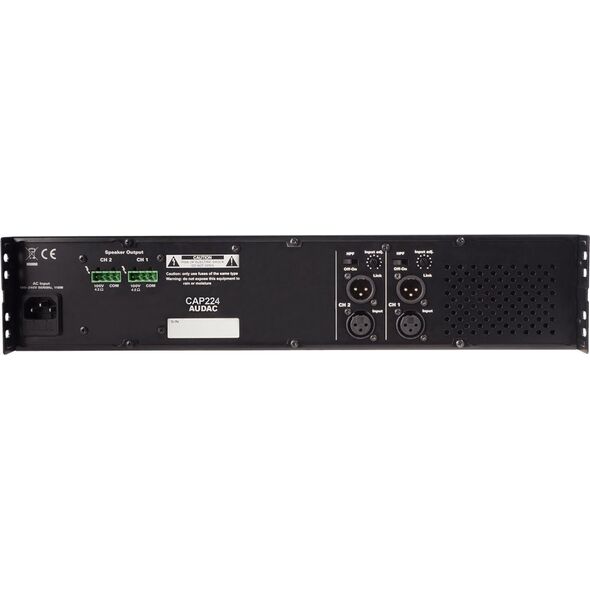 Audac AUDAC CAP224 Dual-channel power amplifier 2 x 240W 100V 10191161 5414795031159