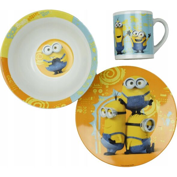 MGA Illumination Entertainment Minions Breakfast Set 13-15230-15-07 Wielokolorowe One size 10245736 4043891241820