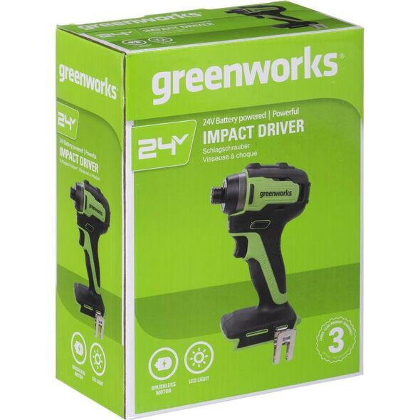 Greenworks 24V Zakrętarka udarowa GREENWORKS GD24D200 - 3803307 10315971 6952909078731