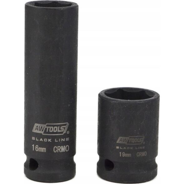 AWTools AWTOOLS ZESTAW NASADEK UDAROWYCH KRÓTKICH I DŁUGICH 1/2" 20ele. 10319534 5903678607234