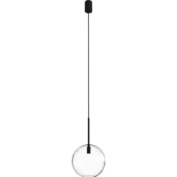 Lampa wisząca Nowodvorski Skandynawska lampa wisząca Sphere 7848 salonowy zwis szklany czarny 10360288 5903139784894