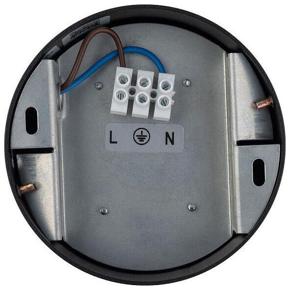 Lampa sufitowa Nowodvorski Plafon okrągły FLEA czarny downlight lampa natynkowa do gabinetu 10360338 5903139820394