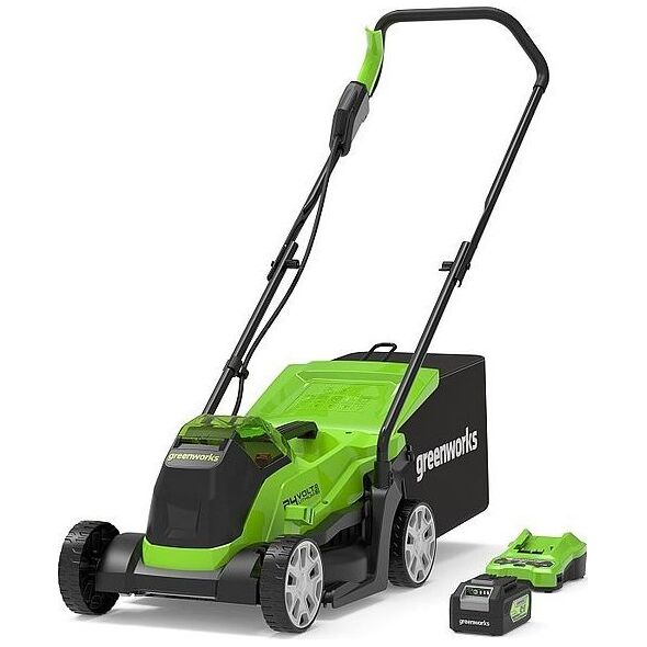 Kosiarka akumulatorowa Greenworks 24V kosiarka 33 cm  zestaw ładowarka + aku 4 Ah (GD24LM33K4) 10368514 6952909074207