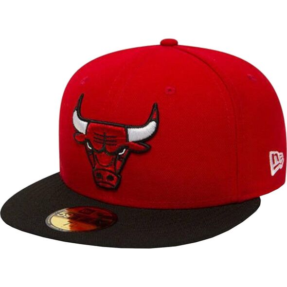 New Era New Era Chicago Bulls NBA Basic Cap 10861624 Czerwone 7 1/4 10405623 887757524559