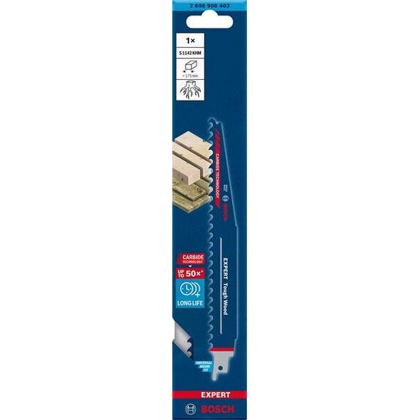 Bosch Brzeszczot do piły szablastej EXPERT Tough Wood S1142KHM 10406675 4059952534930