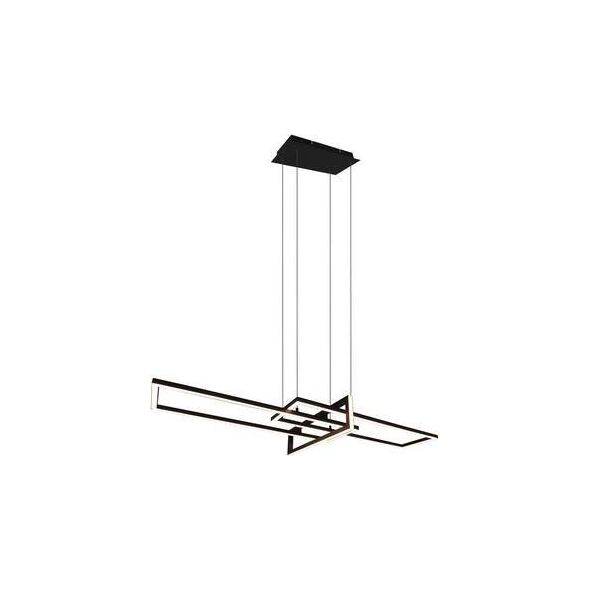 Lampa wisząca Trio Czarny zwis ledowy Salinas 320310332 ramki 34W 3000K nad łóżko 10484272 4017807487923