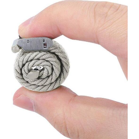 Crong Crong Wave Band Pleciony pasek do Apple Watch 38/40/41 mm (jasny szary) 10506254 5904310701532