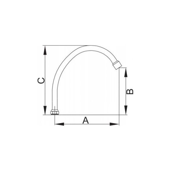 Wylewka Hydroland WYLEWKA S.3/4" L-130MM // WL.3/4.S.130.B 10587829 5900308733554
