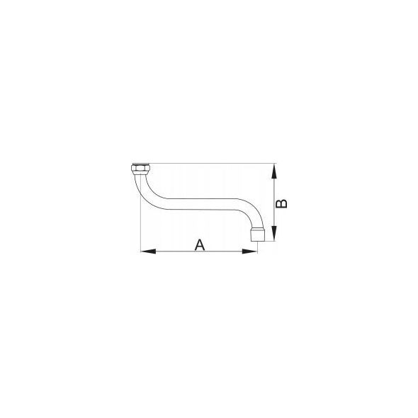 Wylewka Hydroland WYLEWKA S.3/4" L-130MM // WL.3/4.S.130.B 10587829 5900308733554