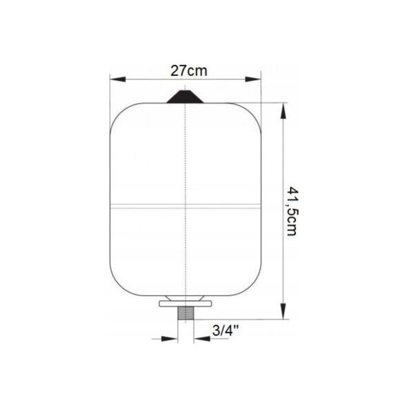 Hydroland NACZYNIE PRZEPONOWE IBAIONDO C.O. 12L // PX.NACZ.C.O.12L 10599625 5900308748671