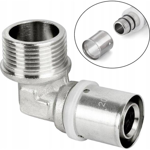 Hydroland KOLANO 16X1/2 GZ PEXAL PRESS // PX-RX.KOGZ.16X1/2 10599665 5900308750353