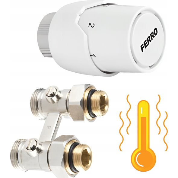 Ferro ZTV20 ZESTAW TERMOSTAT. PROSTY DO GRZ.DOLN.Z GŁOW.GT20 // G.Z.PAKIET-PR-1/2-FER-DOL-GT20 10599714 5902194940955