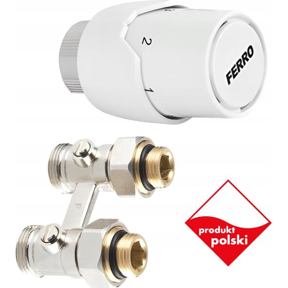 Ferro ZTV20 ZESTAW TERMOSTAT. PROSTY DO GRZ.DOLN.Z GŁOW.GT20 // G.Z.PAKIET-PR-1/2-FER-DOL-GT20 10599714 5902194940955