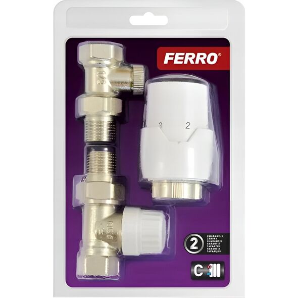 Ferro ZTV20 ZESTAW TERMOSTAT. PROSTY DO GRZ.DOLN.Z GŁOW.GT20 // G.Z.PAKIET-PR-1/2-FER-DOL-GT20 10599714 5902194940955