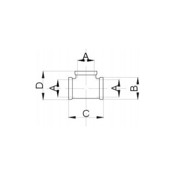 Hydroland TRÓJNIK MOSIĄDZ 3/4 // ŁM.T.3/4 10599734 5900308733257