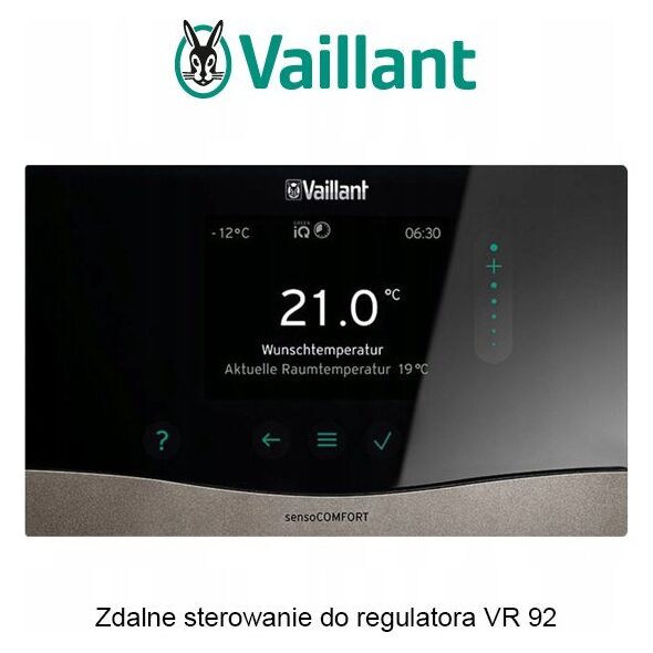 Vaillant Zdalne sterowanie VR 92 do regulatora VRC 720 sensoCOMFORT 10599992 4024074829226