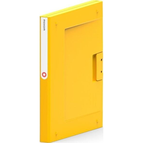 Segregator Moxom Folder NEW BINDER MOXOM, plastikowy, A4/25mm, żółty 10624825 5902541802202