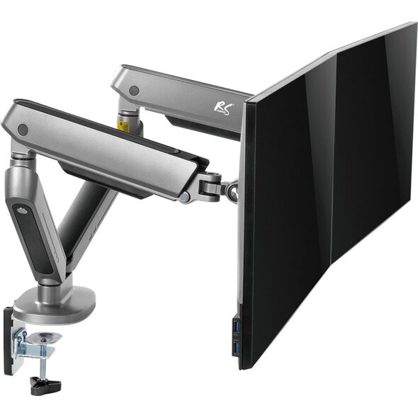 NanoRS Uchwyt biurkowy na 2 monitory 17" - 32" (RS166) 10671560 5902211122913