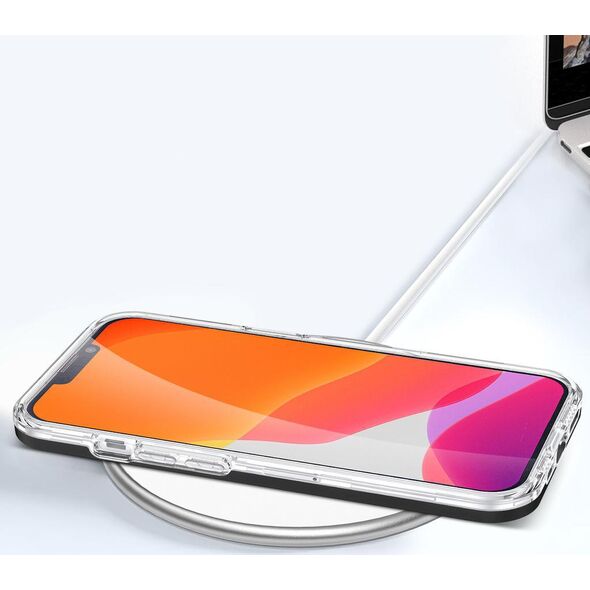 Hurtel Clear 3in1 etui do iPhone 13 mini żelowy pokrowiec z ramką czarny 10757581 9145576242452
