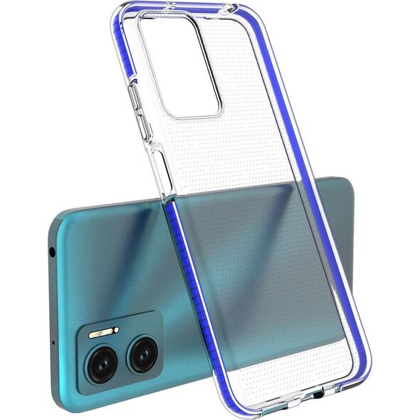 Hurtel Spring Case pokrowiec żelowe etui z kolorową ramką do Xiaomi Redmi 10 jasnoróżowy 10757687 9145576244128