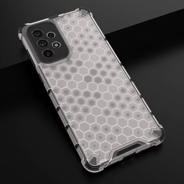 Hurtel ETUI Honeycomb etui pancerny pokrowiec z żelową ramką Samsung Galaxy A73 przezroczysty CASE 10757729 9145576244685