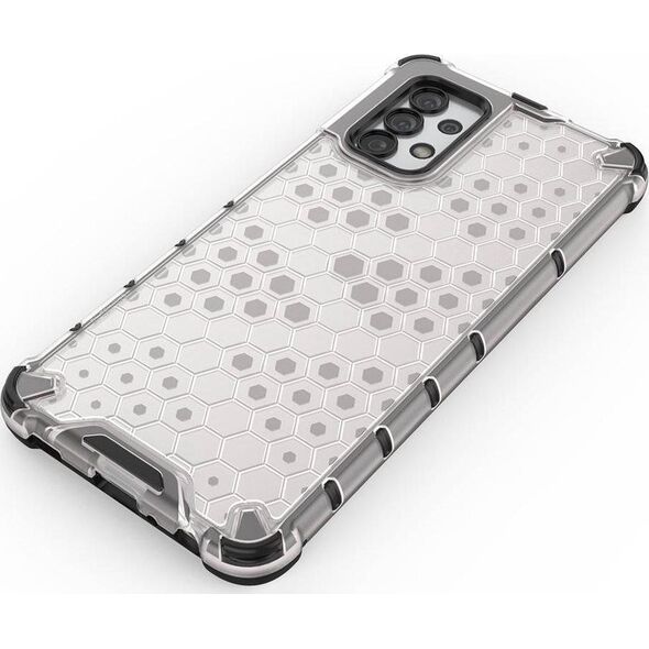 Hurtel Honeycomb etui pancerny pokrowiec z żelową ramką Samsung Galaxy A03s (166,5) niebieski 10757731 9145576244975