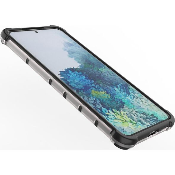 Hurtel Honeycomb etui pancerny pokrowiec z żelową ramką Samsung Galaxy S22 przezroczysty 10757748 9145576244951