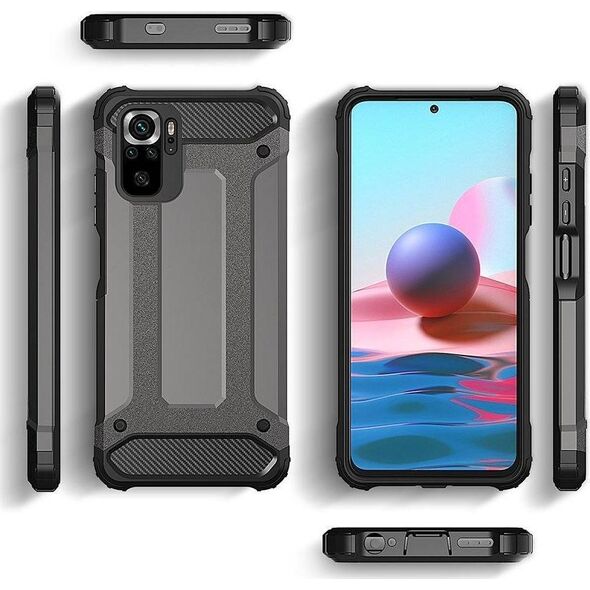 Hurtel Hybrid Armor pancerne hybrydowe etui pokrowiec Xiaomi Redmi Note 11T 5G / Redmi Note 11S 5G / Poco M4 Pro 5G niebieski 10757764 9145576244357