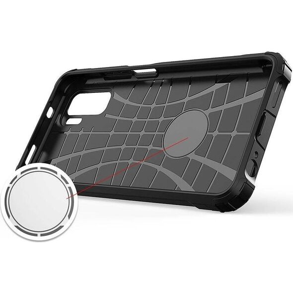 Hurtel Hybrid Armor pancerne hybrydowe etui pokrowiec Xiaomi Redmi Note 11T 5G / Redmi Note 11S 5G / Poco M4 Pro 5G niebieski 10757764 9145576244357