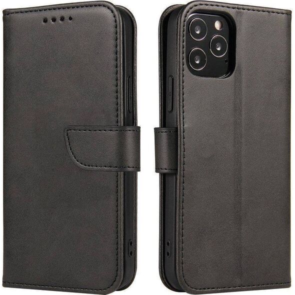 Hurtel Magnet Case elegancki futerał etui pokrowiec z klapką i funkcją podstawki OnePlus Nord N20 5G czarny 10757800 9145576246061