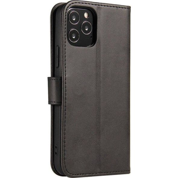 Hurtel Magnet Case elegancki futerał etui pokrowiec z klapką i funkcją podstawki OnePlus Nord N20 5G czarny 10757800 9145576246061