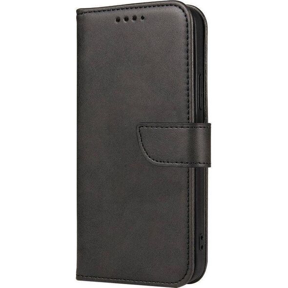 Hurtel Magnet Case elegancki futerał etui pokrowiec z klapką i funkcją podstawki OnePlus Nord N20 5G czarny 10757800 9145576246061